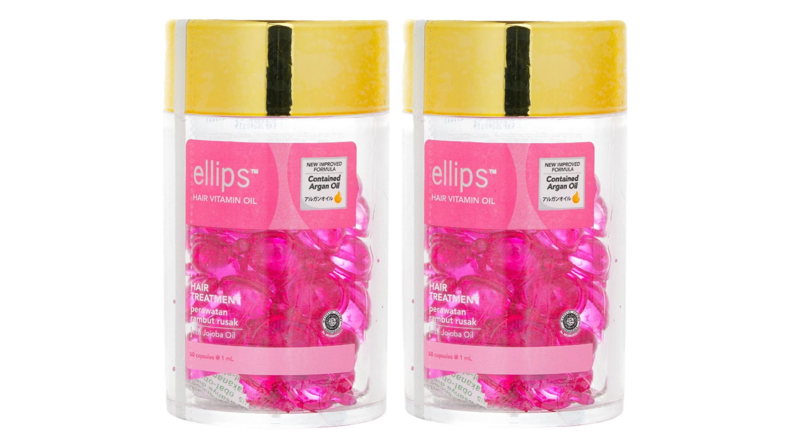 Ellips 50 Capsules Hair Vitamin Oil Treatment Duo