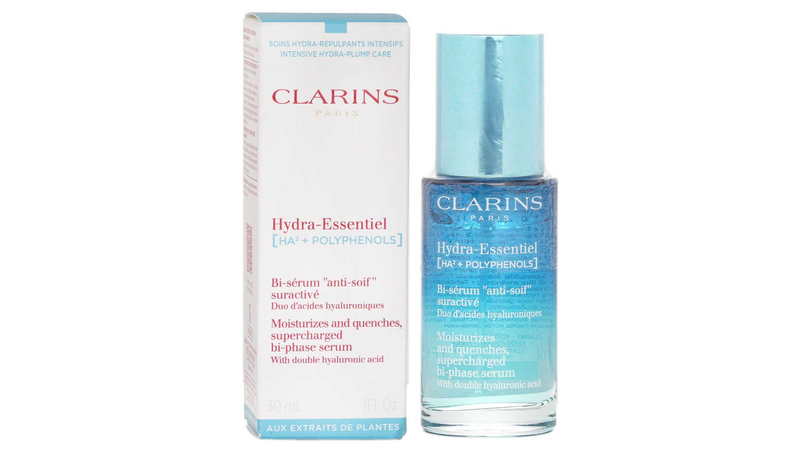 Clarins Hydra Essentiel Moisturizes and Quenches Super Charged Bi-Phase Serum - 30ml/1oz