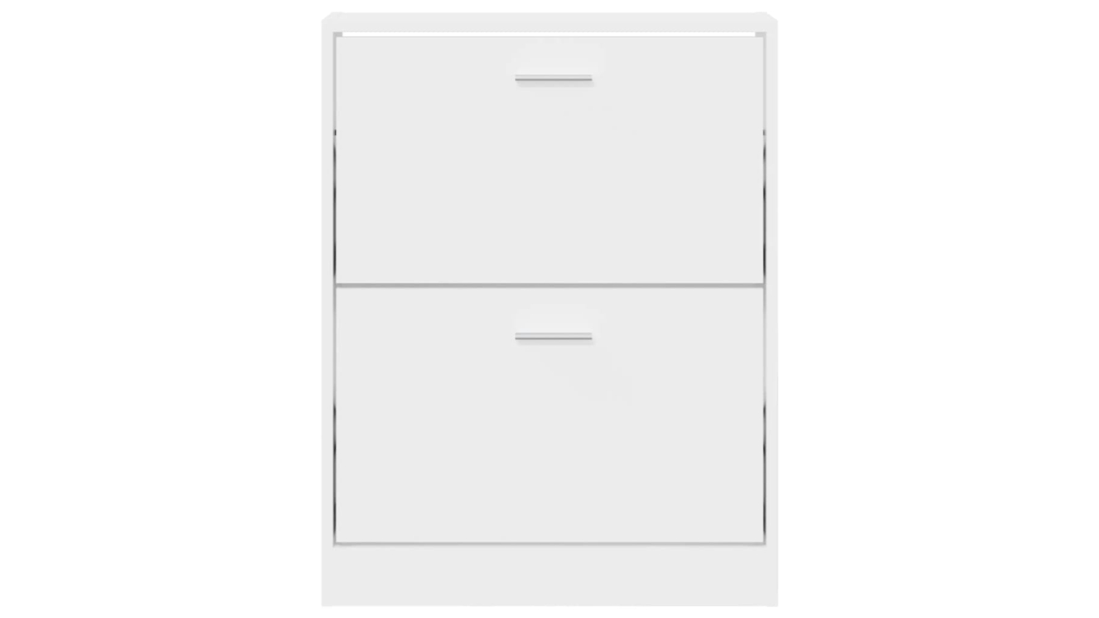 vidaXL Engineered Wood 59 x 17 x 81cm Shoe Cabinet - White
