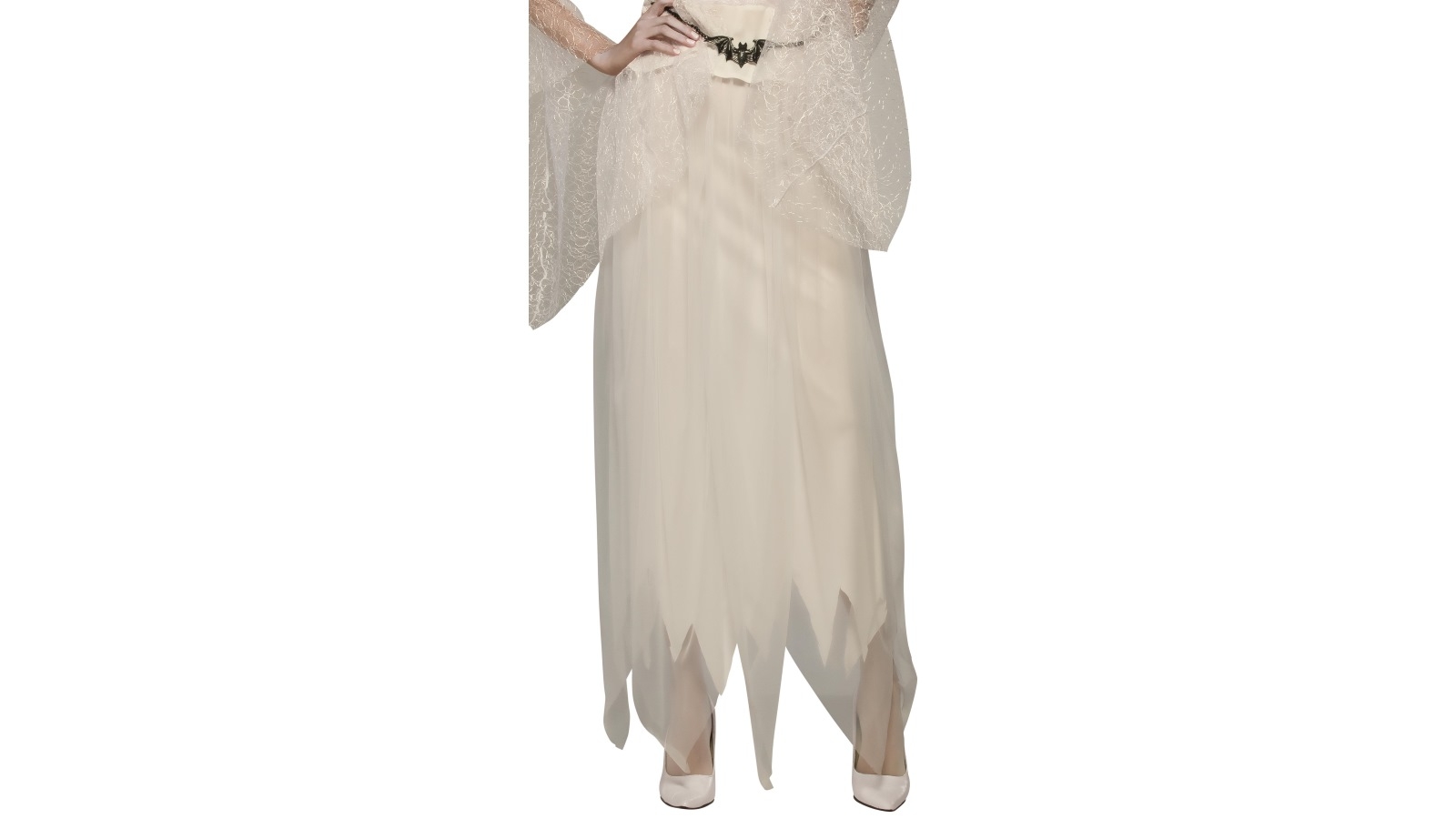 Ghostly White Skirt Adult Costume - Size Standard