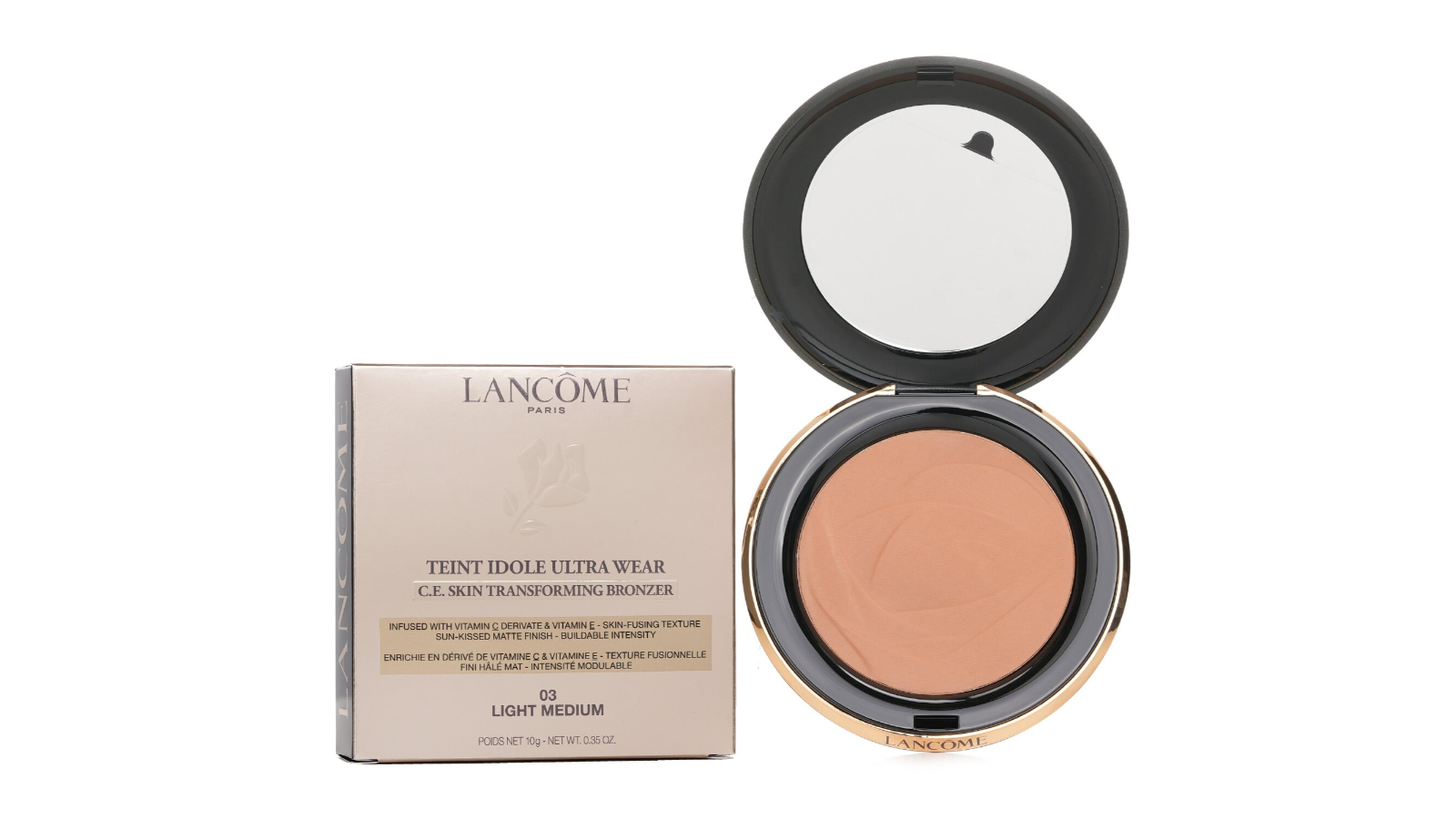Lancome No. 03 Light Medium Teint Idole Ultra Wear CE Skin Transforming Bronzer - 10g