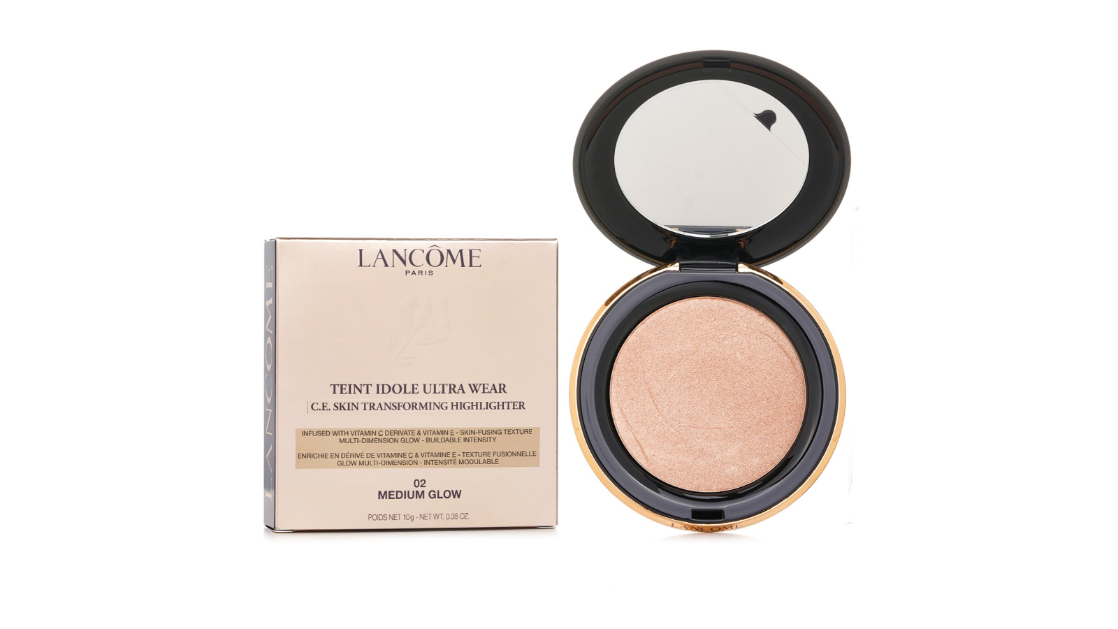 Lancome No. 02 Medium Glow Teint Idole Ultra Wear CE Skin Transforming Highlighter - 10g