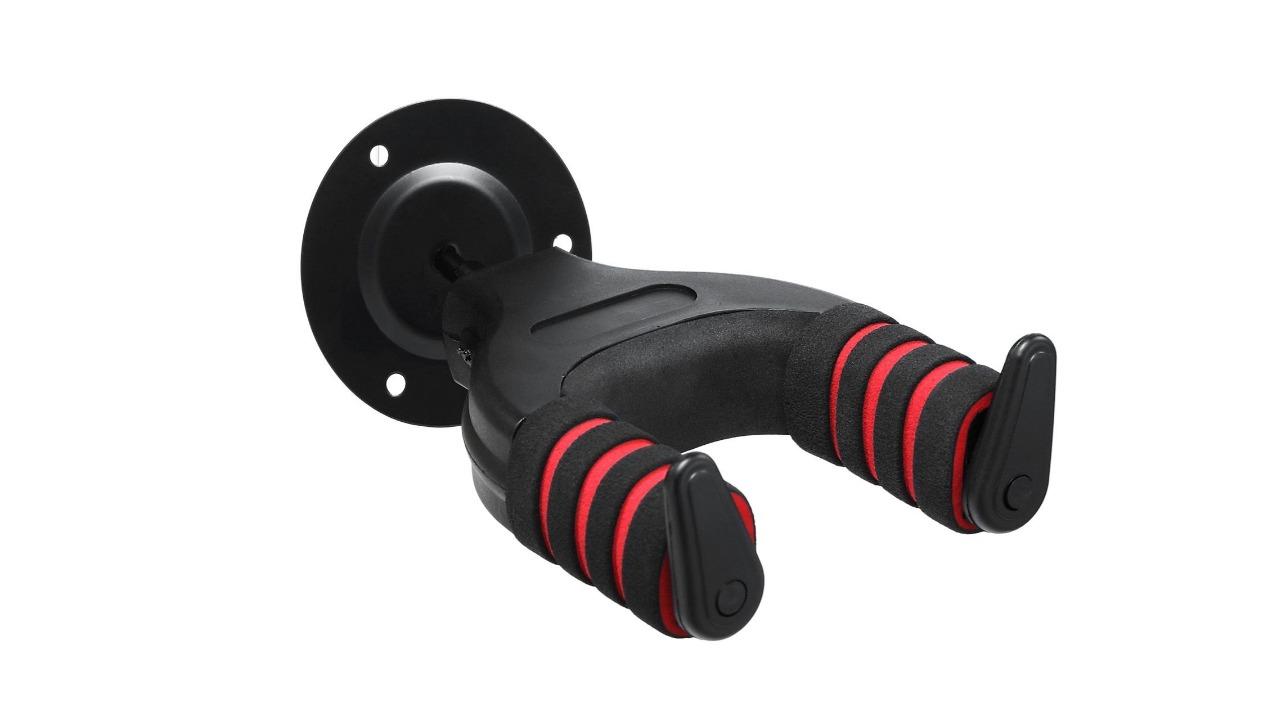 Guitar Hanging Hook System Wall Mount Holder - Black