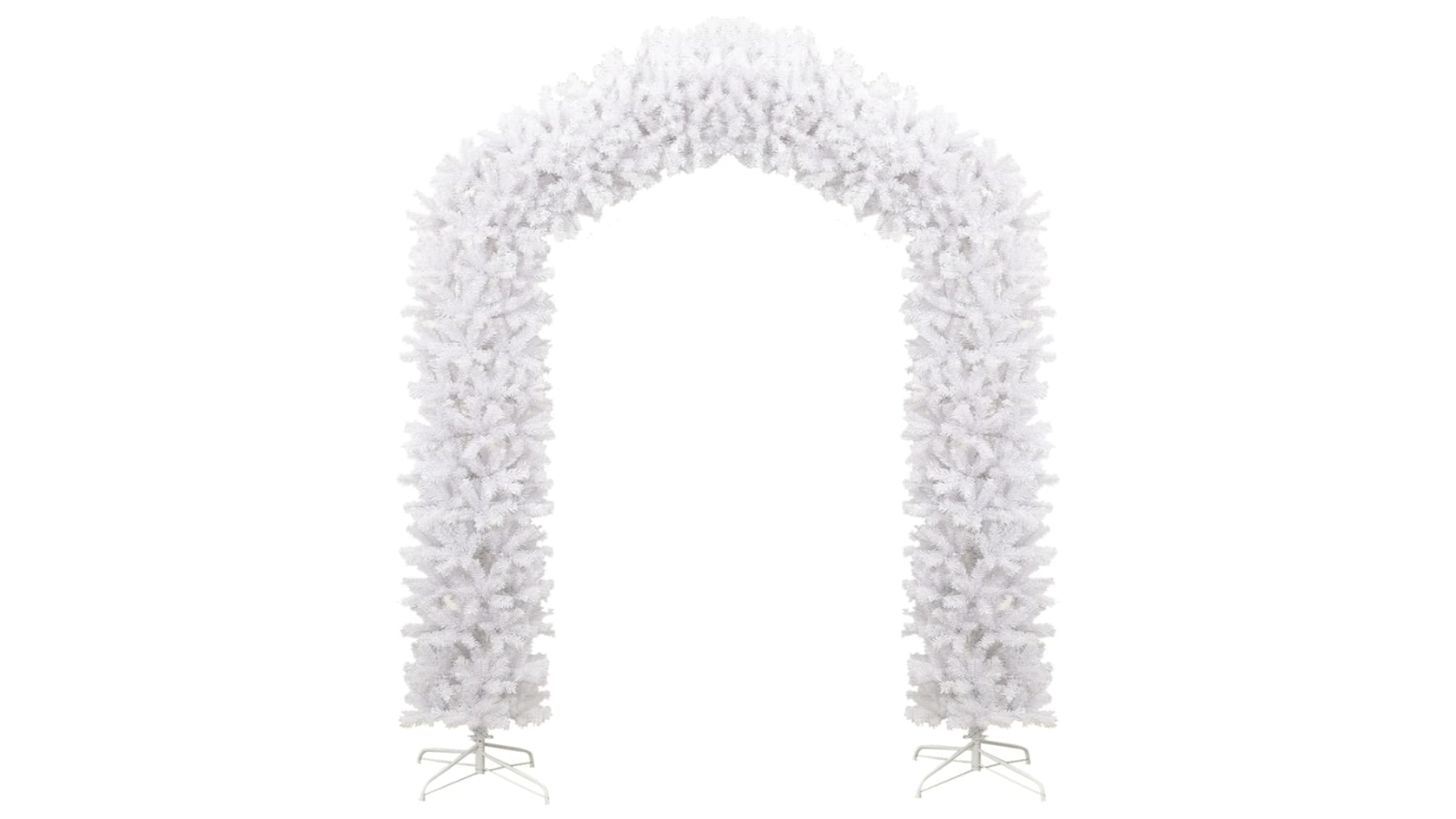 vidaXL White Christmas Tree Arch - 270cm