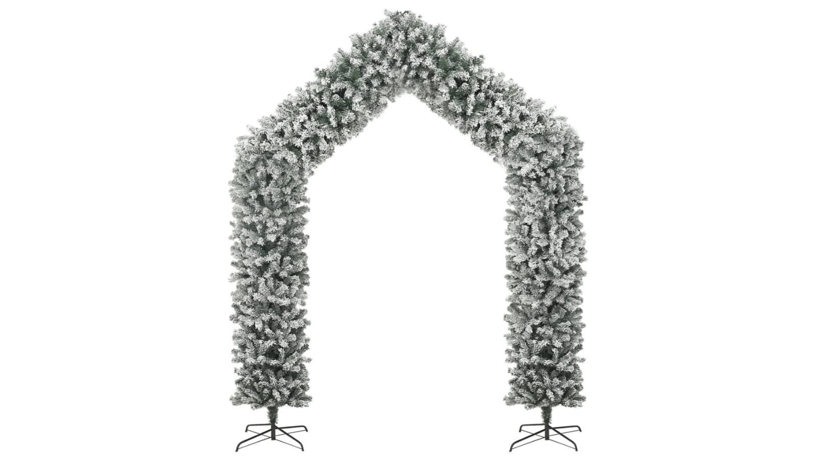 vidaXL Christmas Tree Arch with Flocked Snow - 270cm