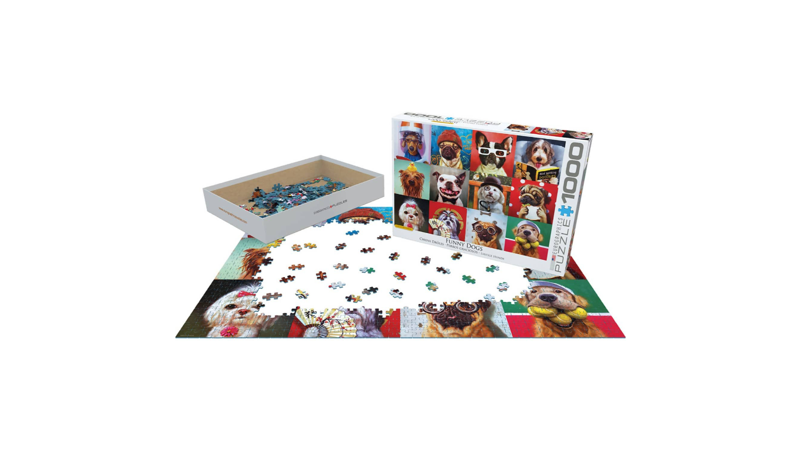 Eurographics 1000 Piece Funny Dogs Jigsaw Puzzle 