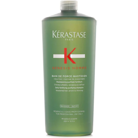 Kerastase Genesis Homme Bain De Force Quotidien Shampoo - 1000ml/34oz