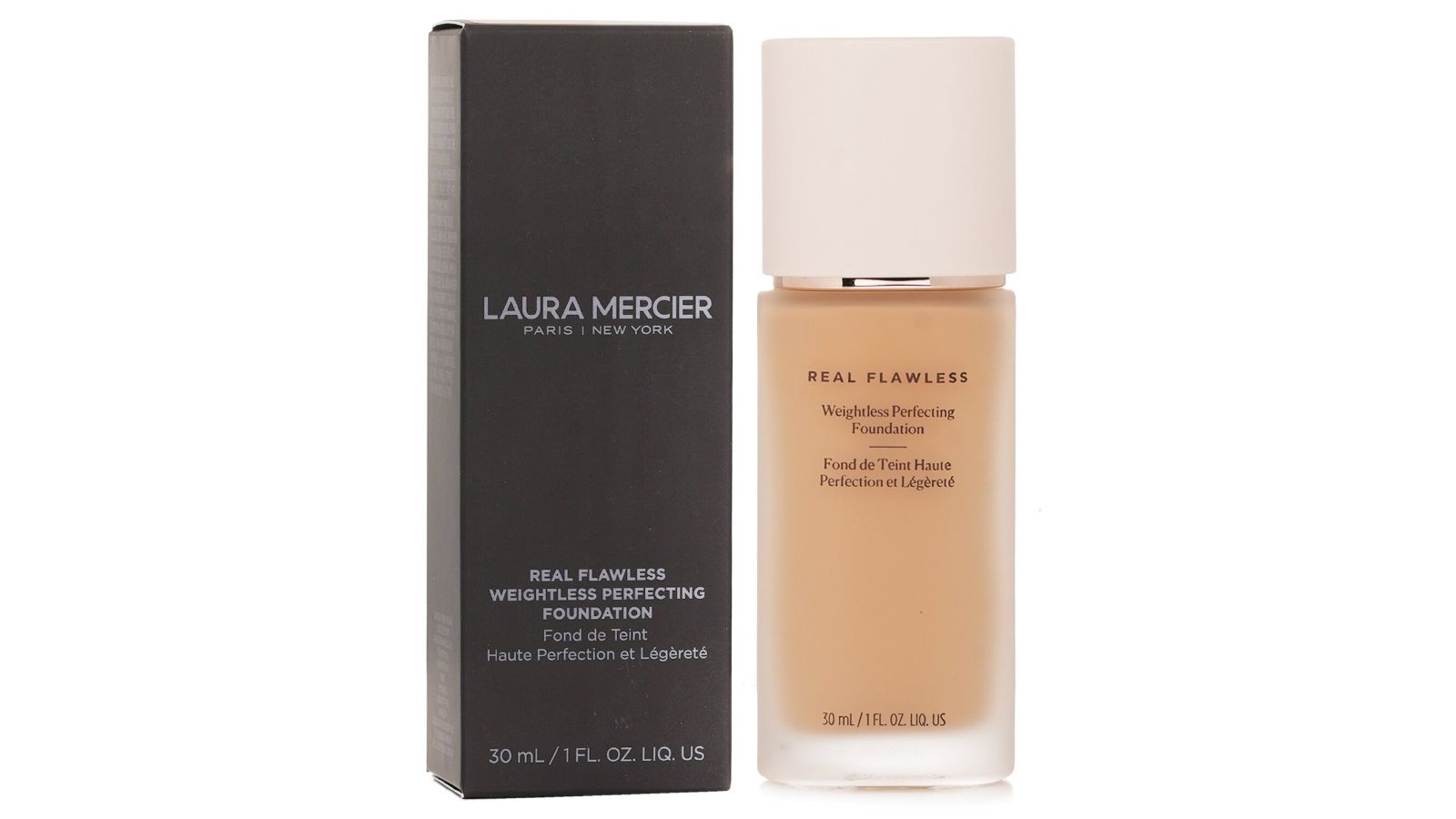 Laura Mercier No. 2W2 Warm Linen Real Flawless Weightless Perfecting Foundation - 30ml/1oz