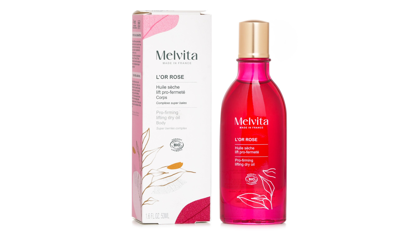 Melvita L'Or Rose Pro Firming Lifting Dry Oil - 50ml