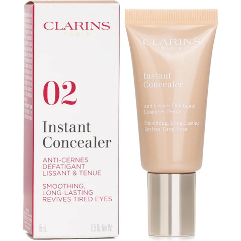 Clarins No. 02 Smoothing Long Lasting Revives Tired Eyes Instant Concealer - 15ml/0.5oz