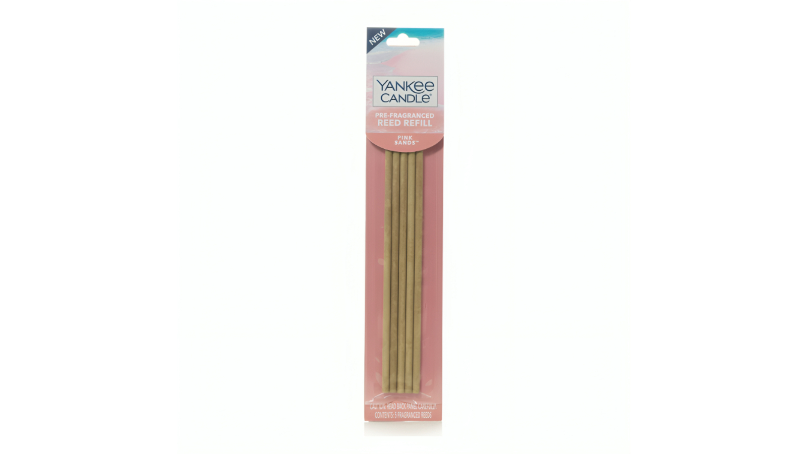 Yankee Candle Reed Diffuser Pre-Fragranced Pink Sands Stick Incense Refill Pack