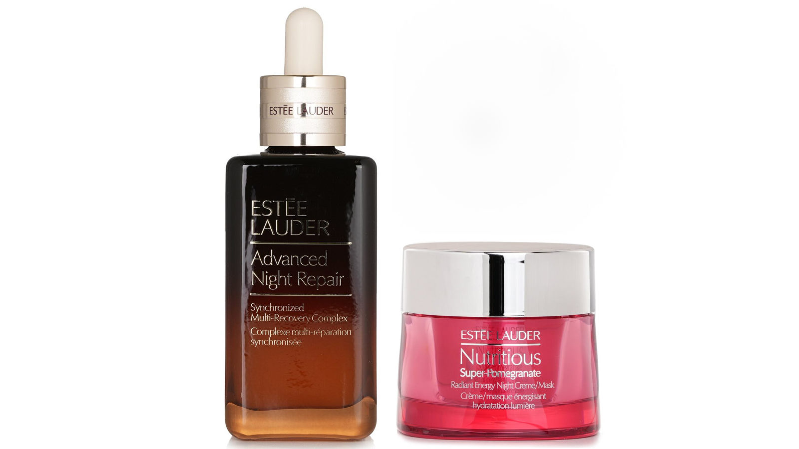 Estee Lauder 2 Piece Nutritious Super-Pomegranate Radiant Energy Night Creme/Mask