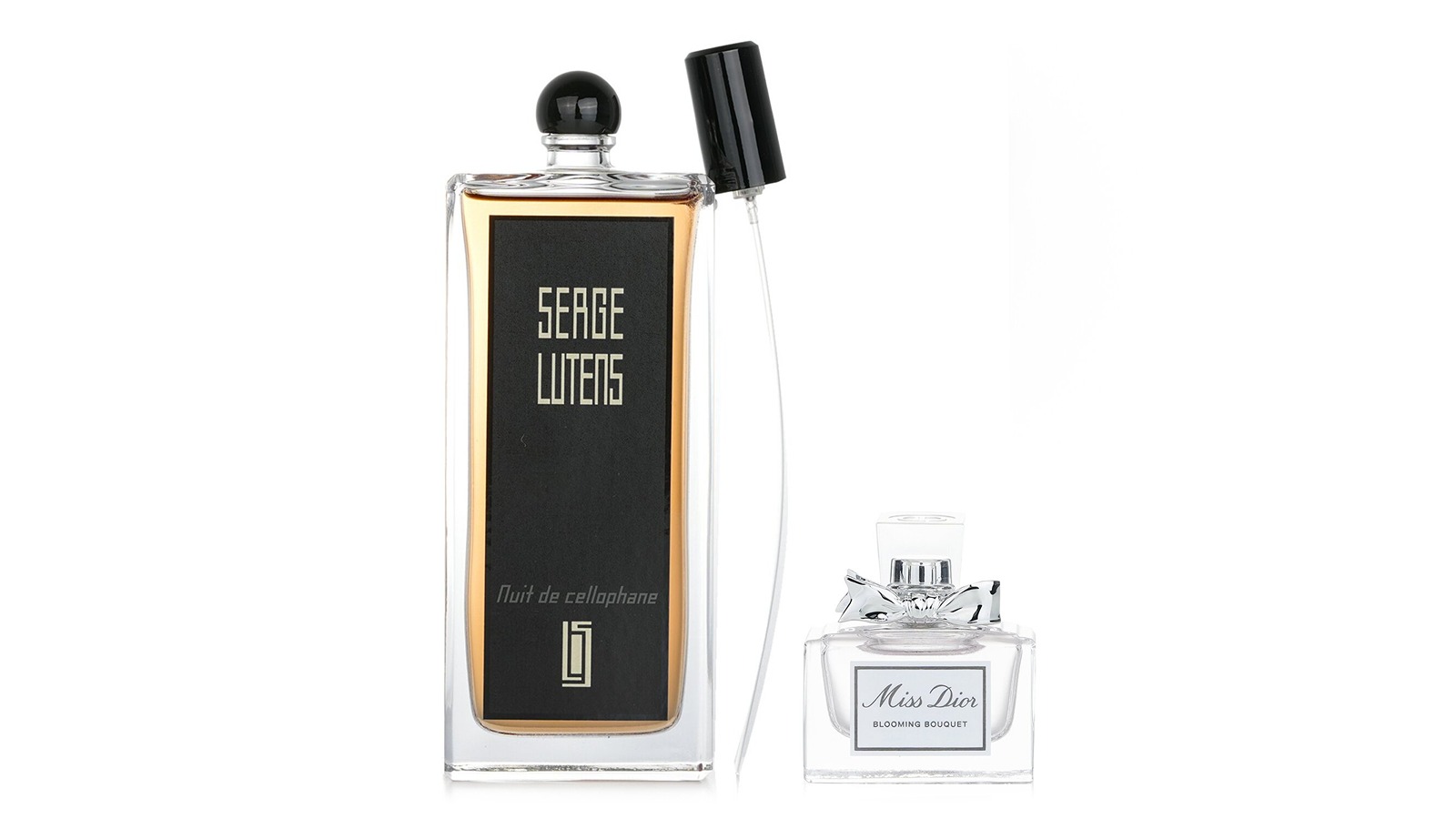Serge Lutens Nuit De Cellophane Eau De Parfum x Christian Dior Miss Dior Blooming Bouquet Eau De Toilette Spray