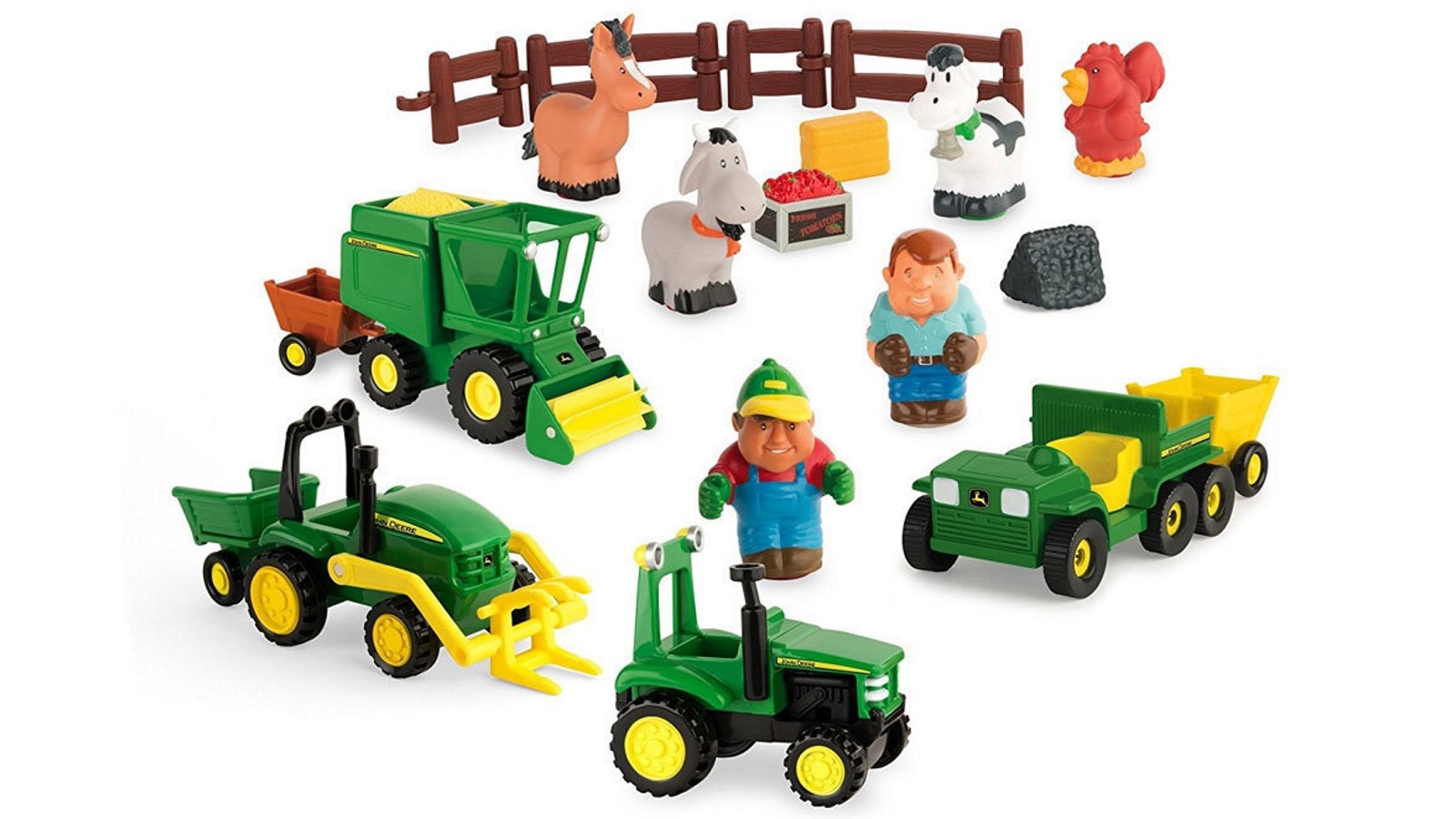 John Deere 24-Pieces Fun On The Farm Playset