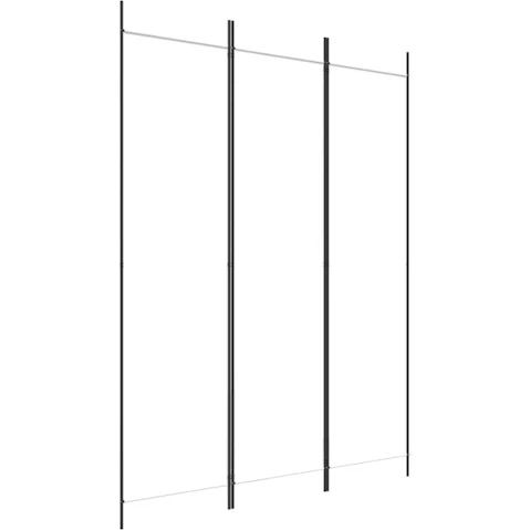 vidaXL 3-Panel 150 x 200cm Fabric Room Divider