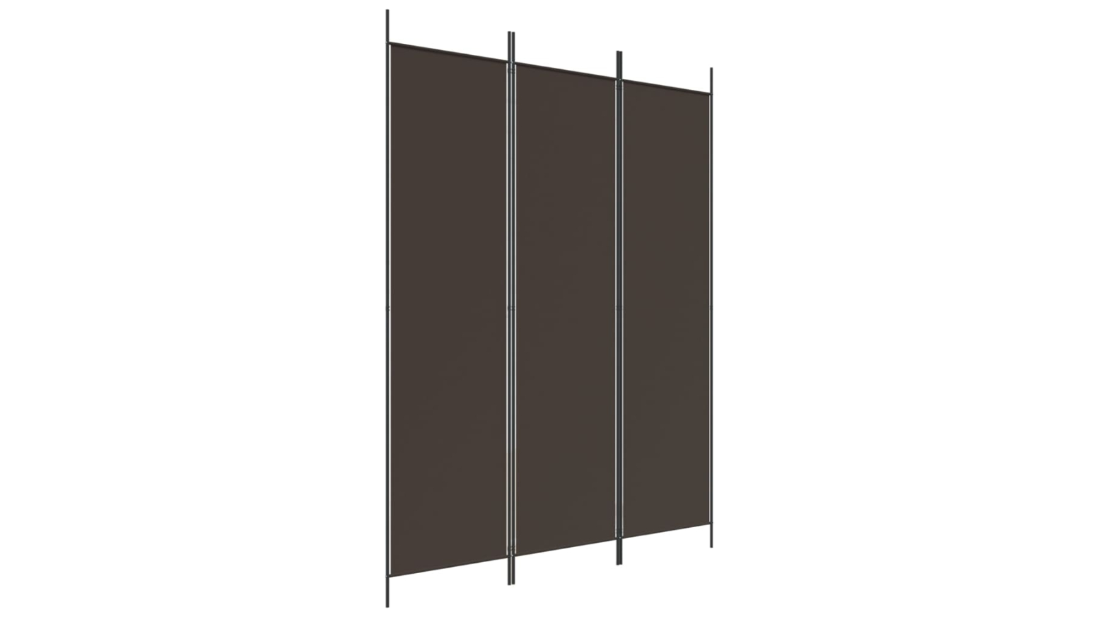 vidaXL 3-Panel 150 x 200cm Fabric Room Divider - Anthracite