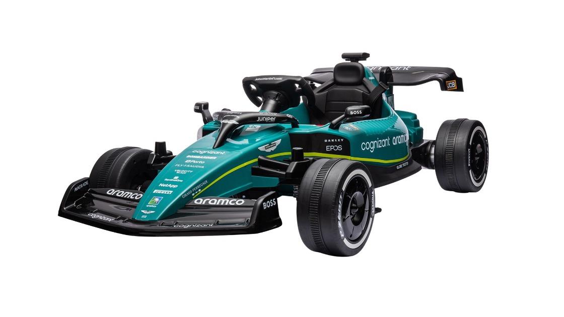 Aston Martin Battery Powered 4 Wheeler 24V Electric Vehicle Race Truck with Light MP3 Bluetooth