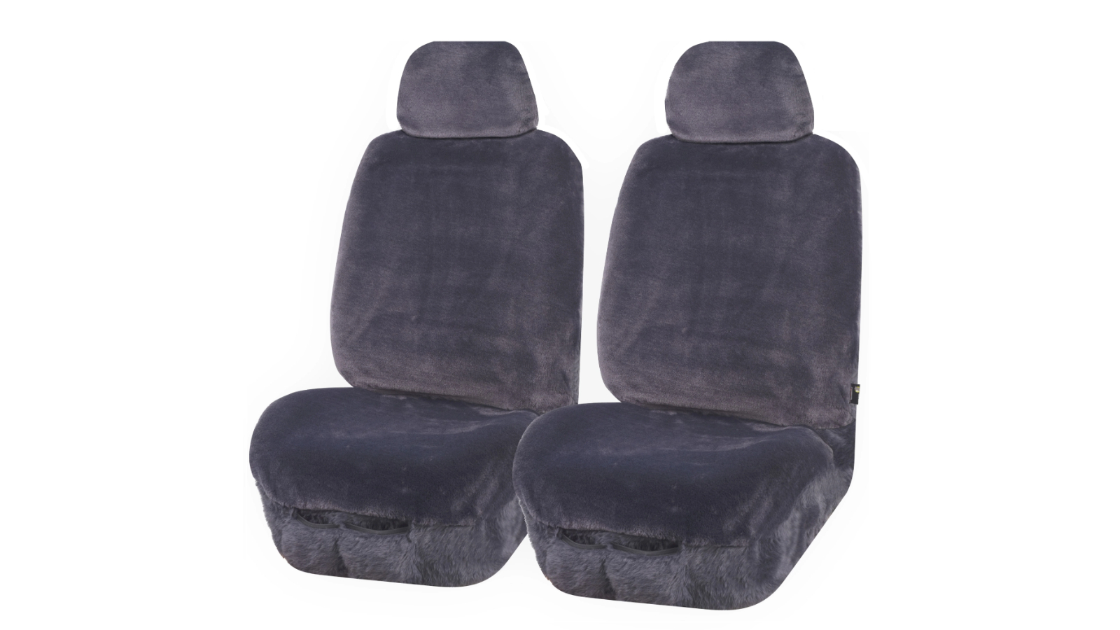 My Car Universal Size Finesse Faux Fur Seat Cover - Grey