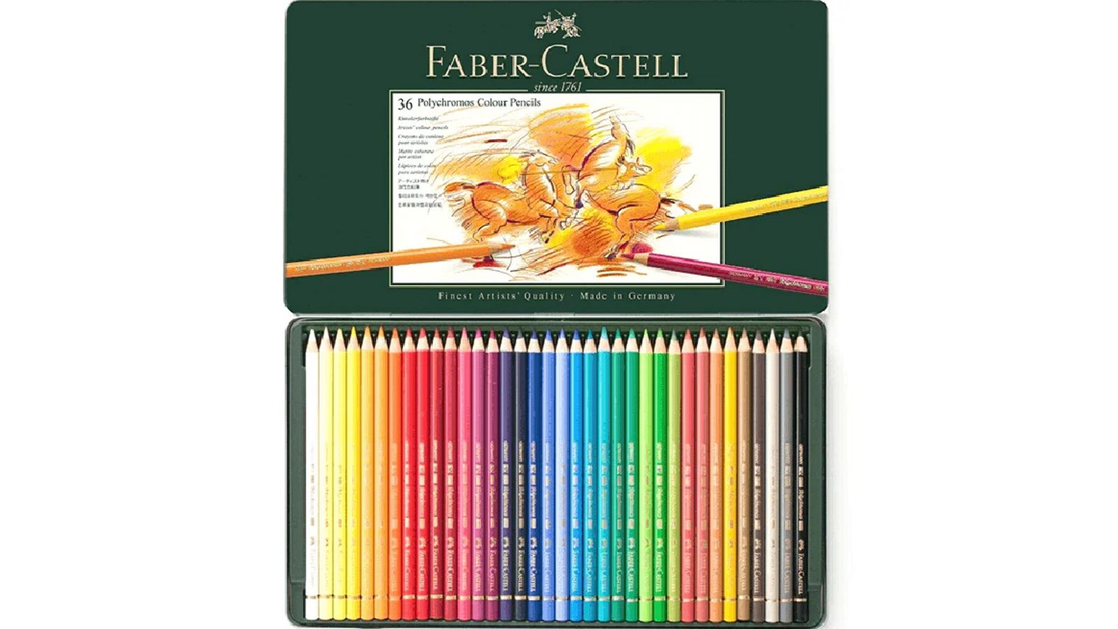 Faber-Castell Polychromos 36 Artist Colour Colouring Pencils