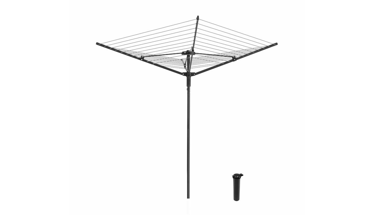 10 Line Clothesline 4 Arm Clothes Dryer Rack