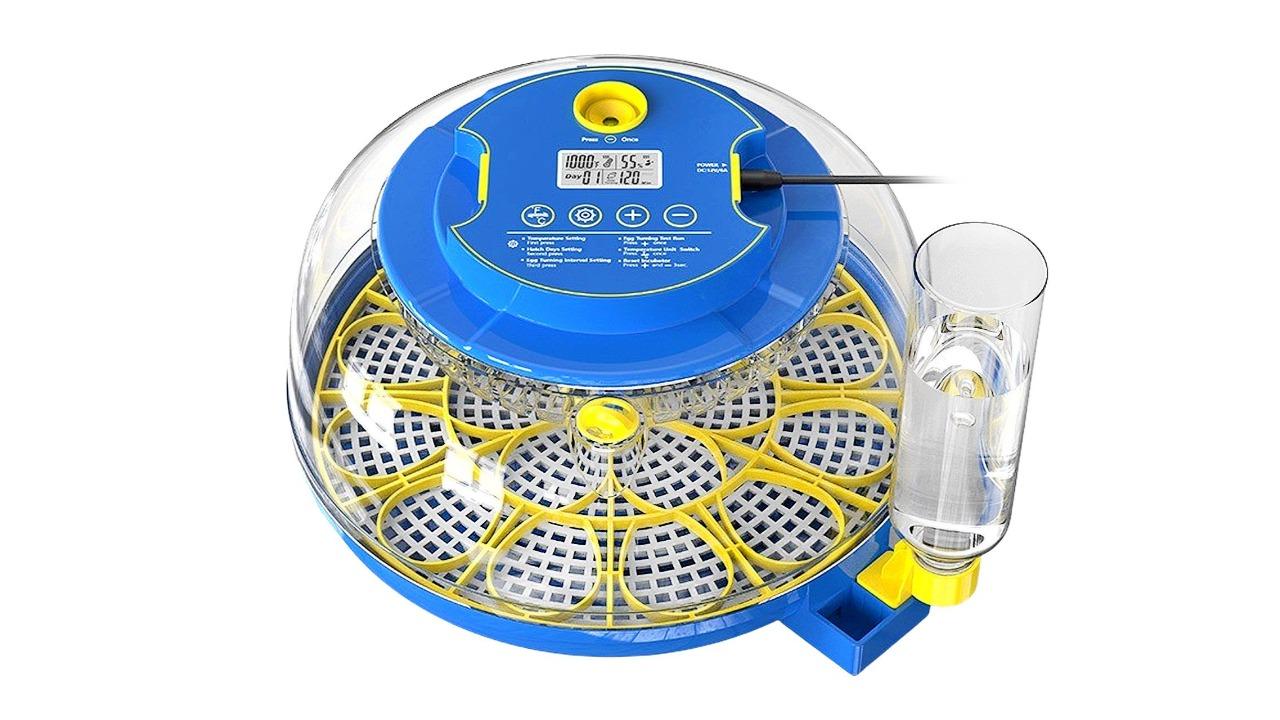 Pet Scene 18 Eggs Automatic Double Layer Incubator LED Candler