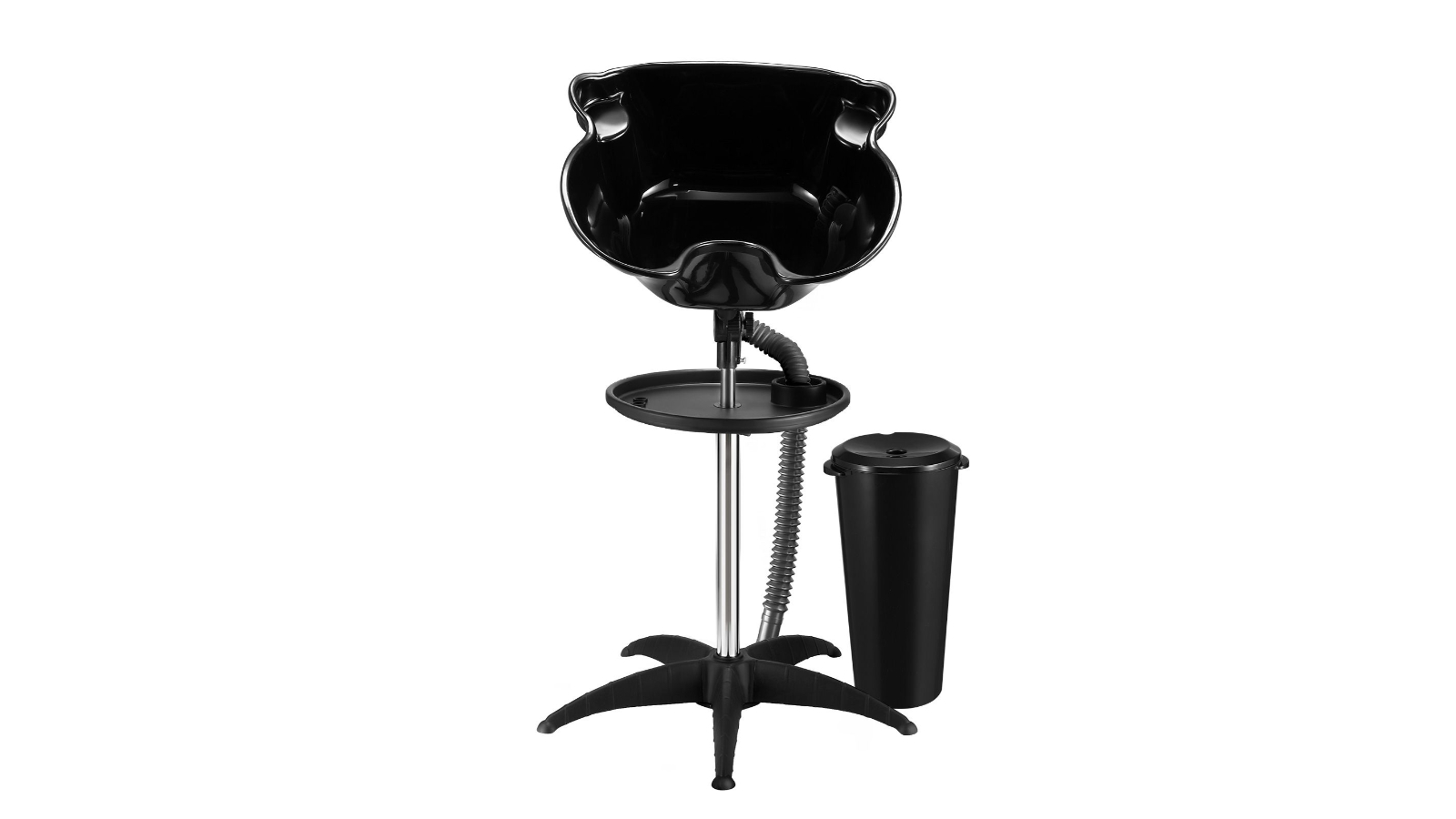 Portable Salon Hair Wash Bowl with Storage Shelf - Large