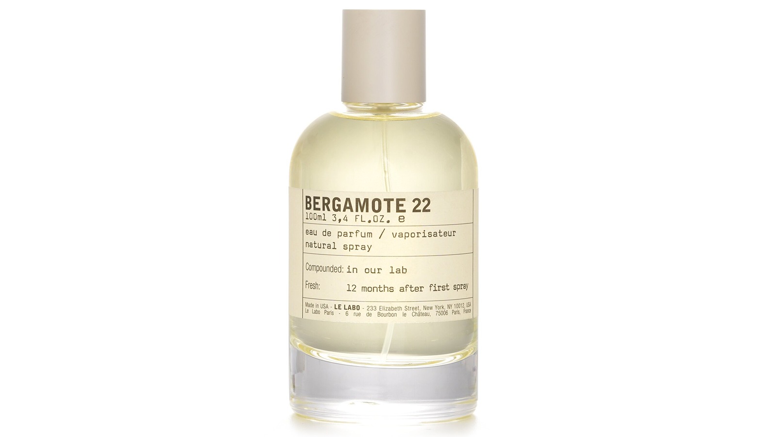 Le Labo Bergamote 22 Eau De Parfum Spray - 100ml/3.4oz