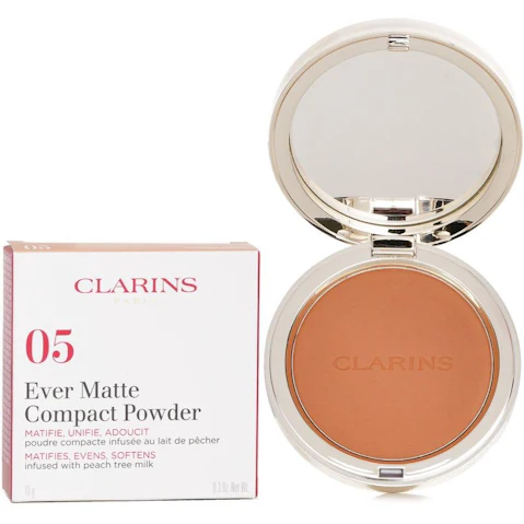 Clarins No. 05 Medium Deep Ever Matte Compact Powder - 10g