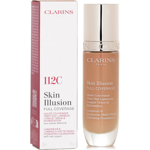 Clarins No. 112C Skin Illusion Full Coverage Foundation - 30ml