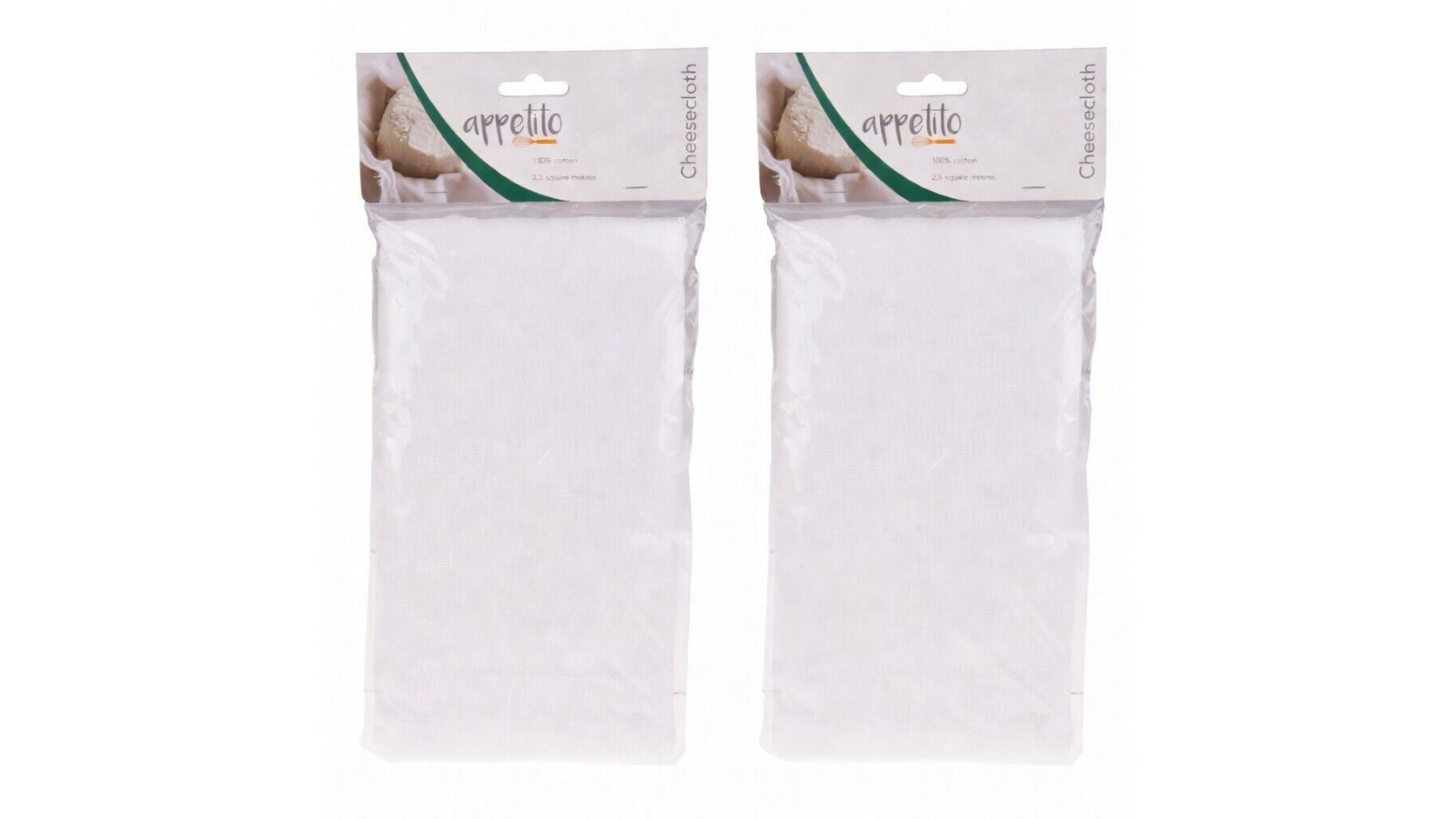 Appetito Set of 2 Cheese Cloth