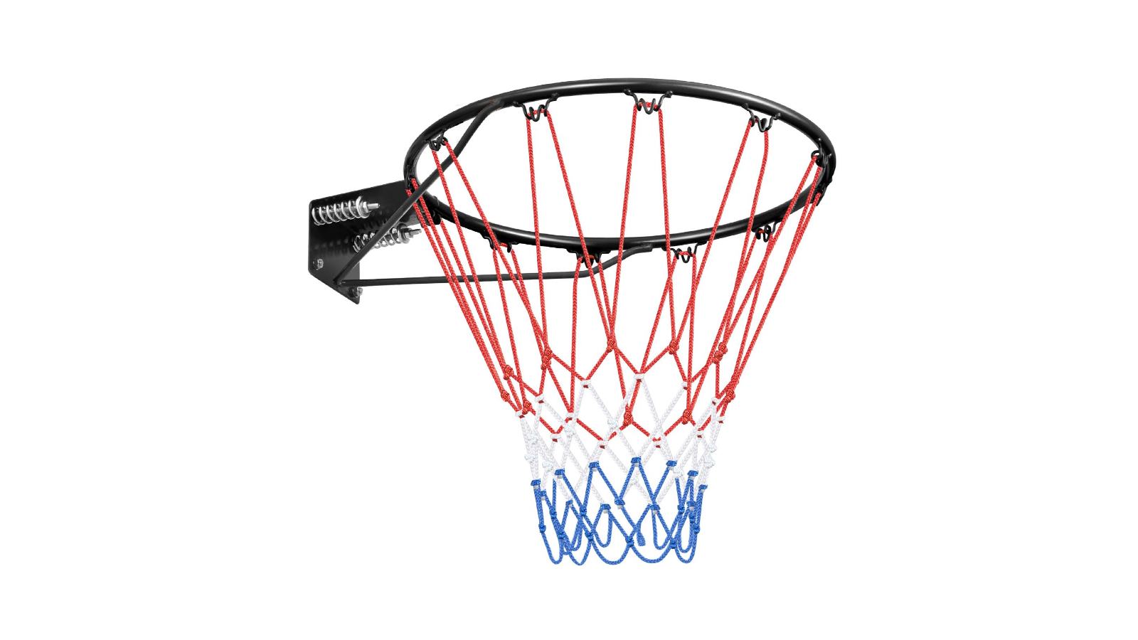 Genki Basketball Hoop Ring Rim Net Replacement Set for Standard Backboard - 45cm