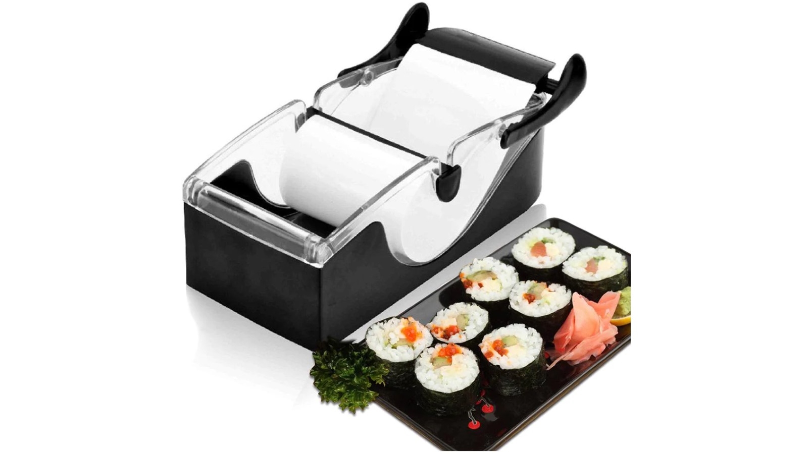 Sushi Hot Parfait Roll DIY Facile Cuisine Rouleau Magique Sushi Maker  Gadget Appareil Moul (Color: White) 
