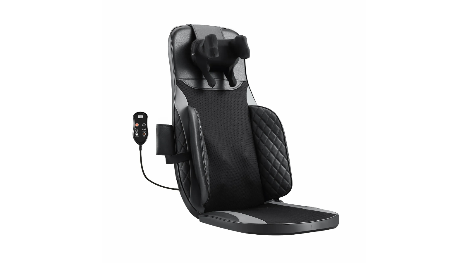 Homasa Full Body Shiatsu Massage Cushion with Heat Vibration and Remote