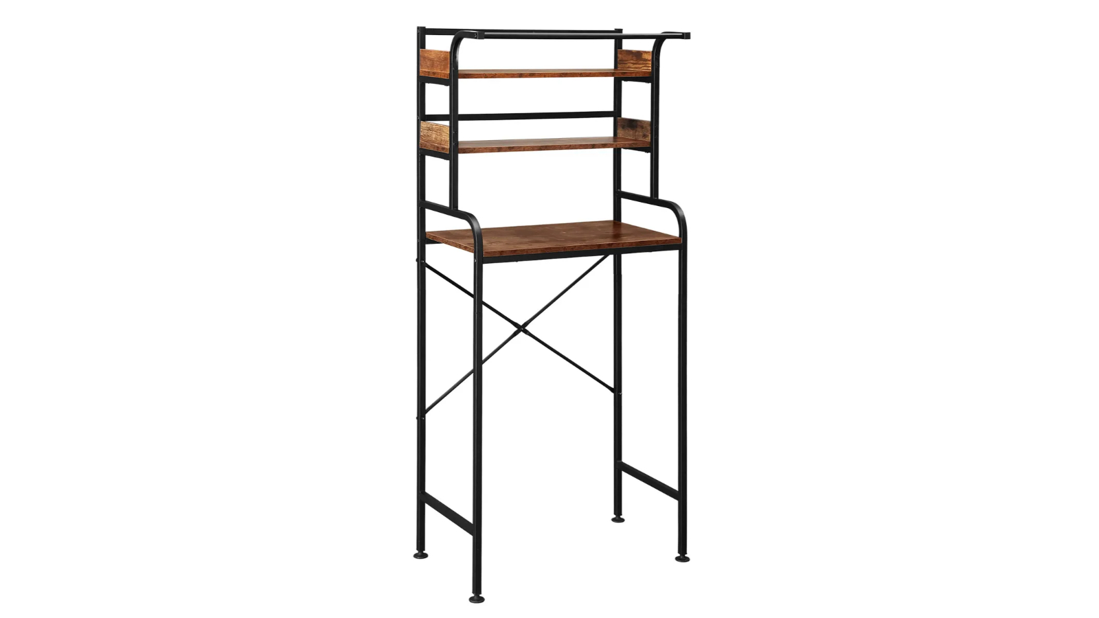 LUXSUITE 3-Tier Over Toilet Shelf Freestanding Bathroom and Laundry Storage Rack