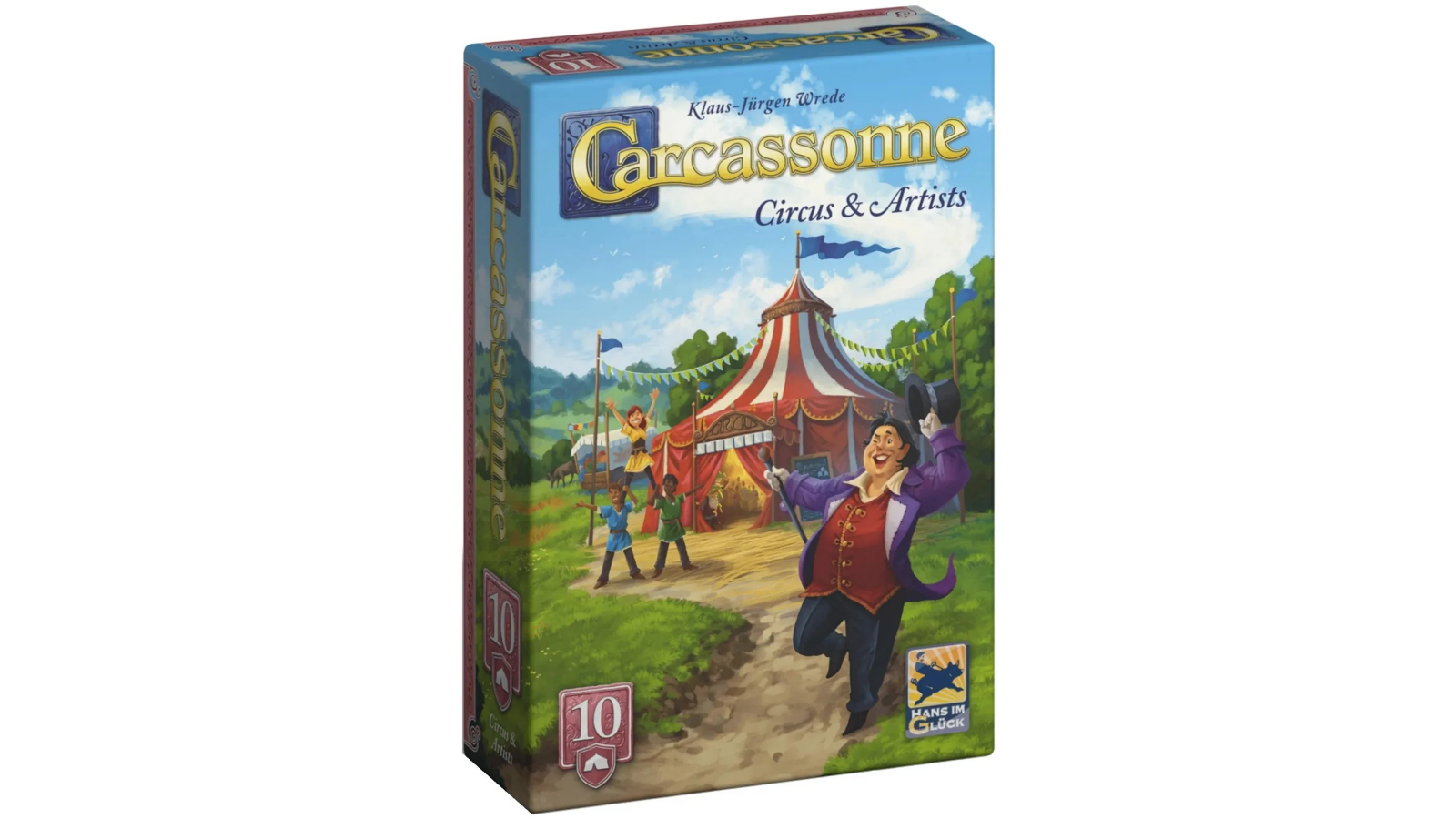 2025 Redesign Carcassonne Expansion 10 Circus and Artist Board Game