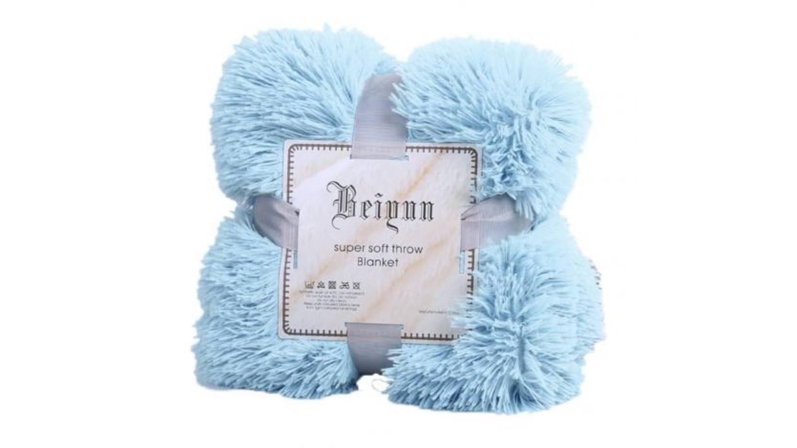 HOD 80 x 120cm Childrens Throw Blanket Snuggle Rug - Water Blue ...