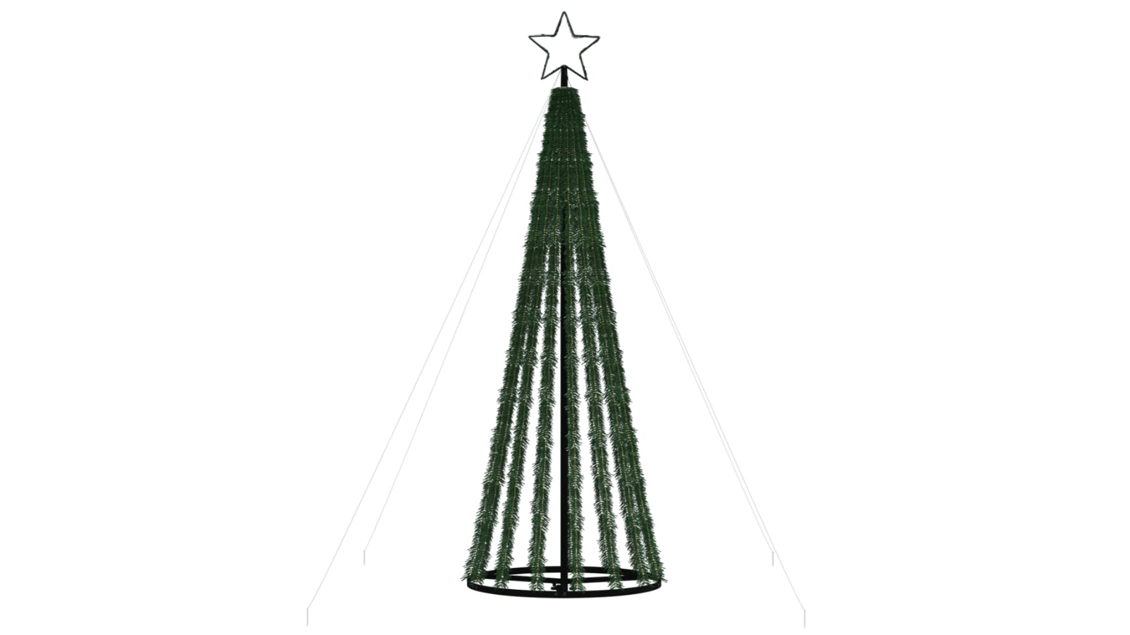 vidaXL 180cm LED Christmas Tree 275 LEDs - Warm White 