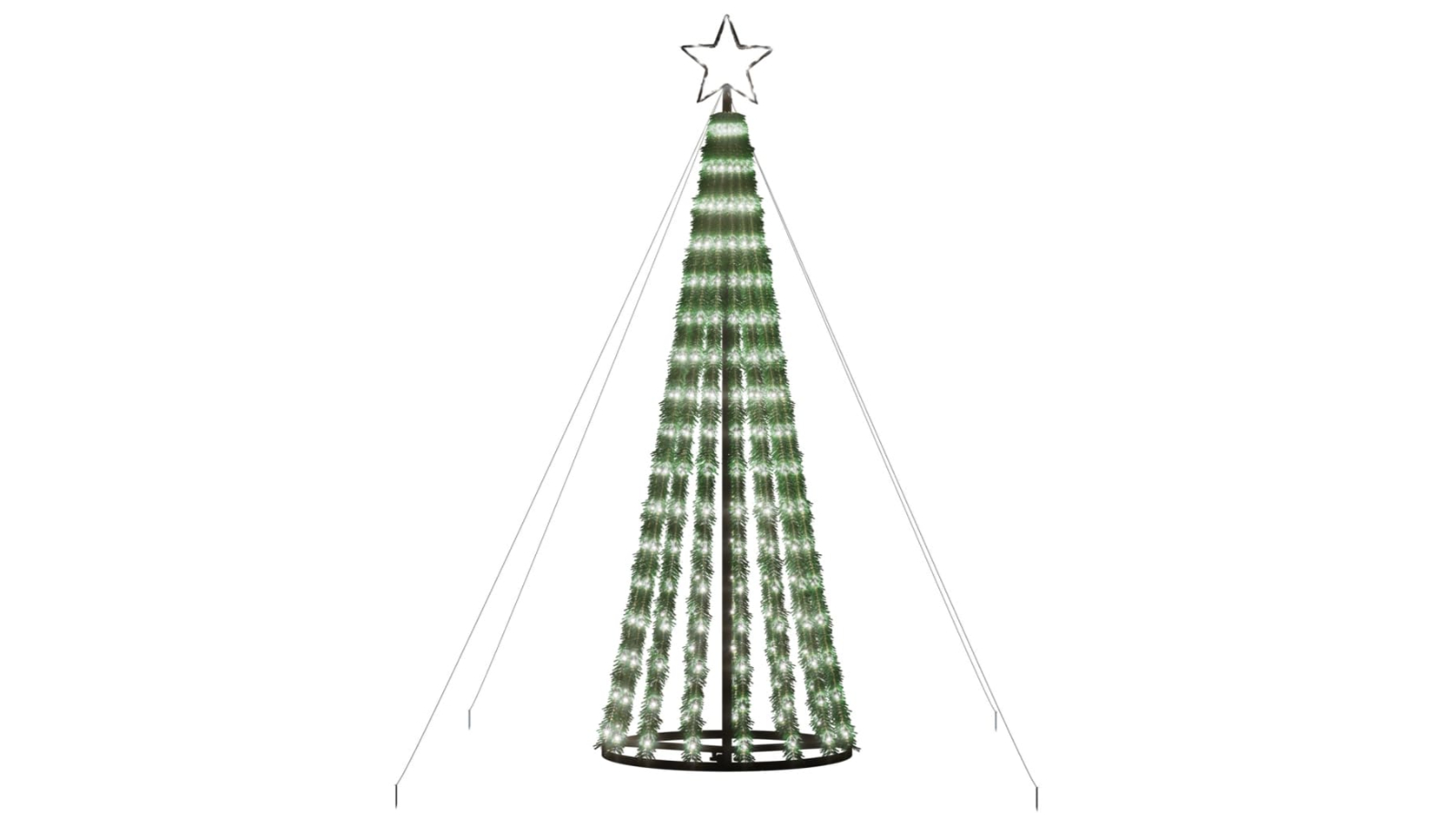 vidaXL 180cm LED Christmas Tree 275 LEDs - Cold White 