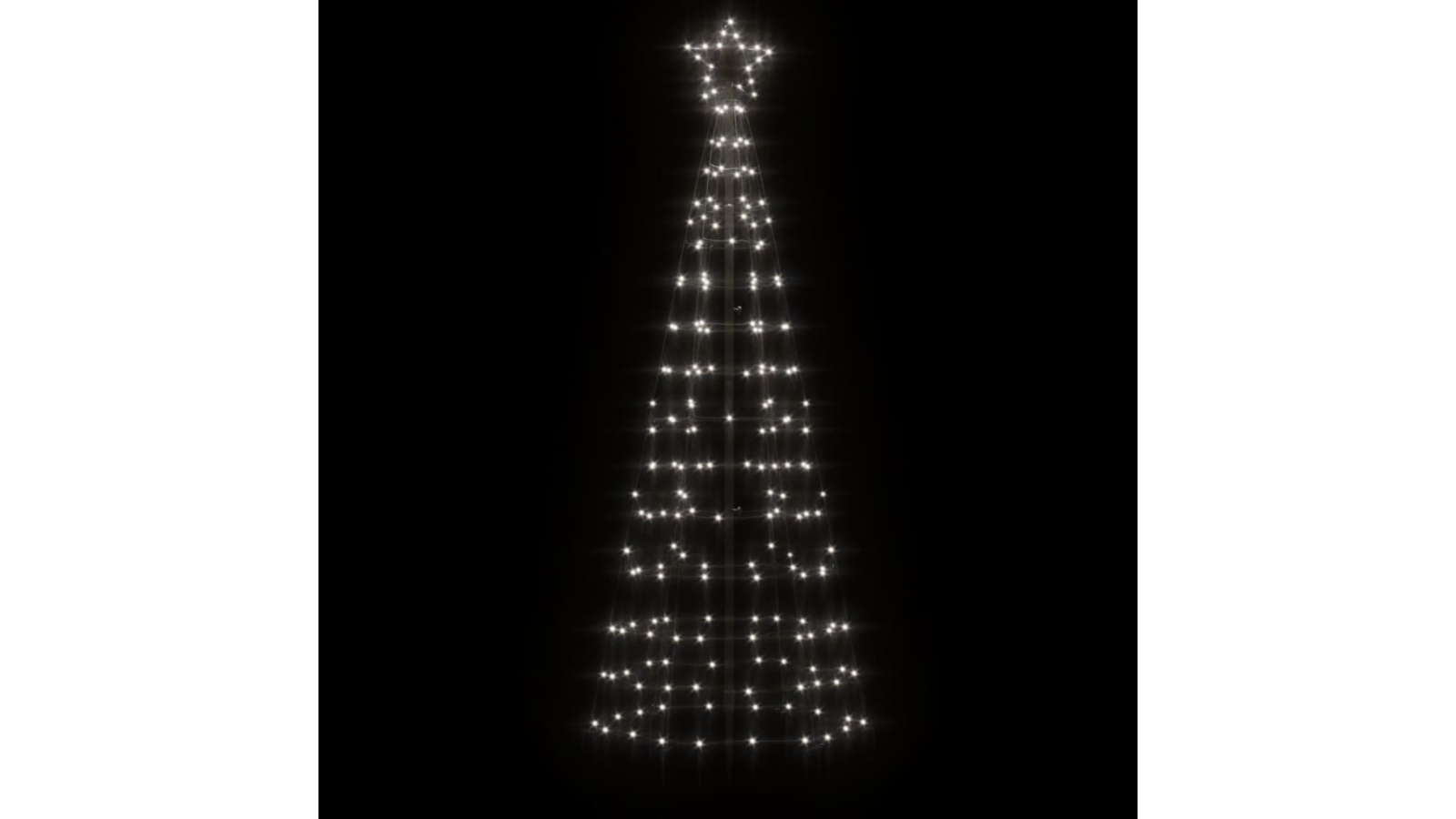 vidaXL 180 cm LED Christmas Tree with Spikes 220 LEDs - Cold White