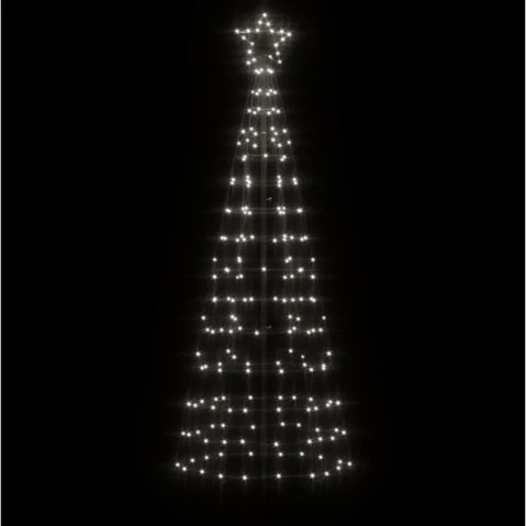 vidaXL 180 cm LED Christmas Tree with Spikes 220 LEDs - Cold White
