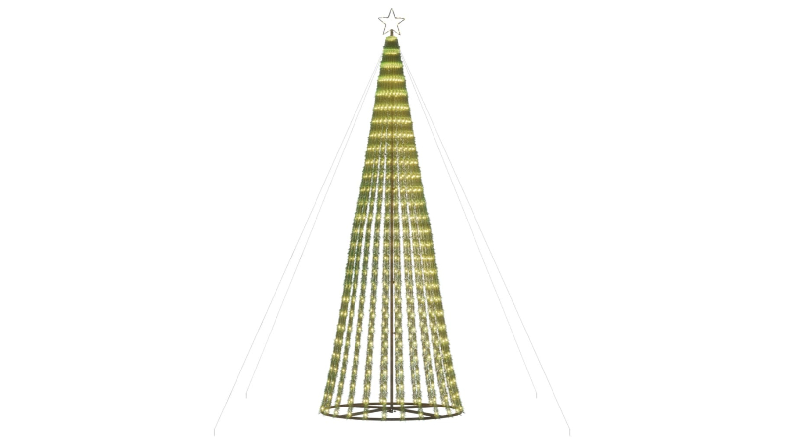 vidaXL 300cm LED Christmas Tree 688 LEDs - Warm White 