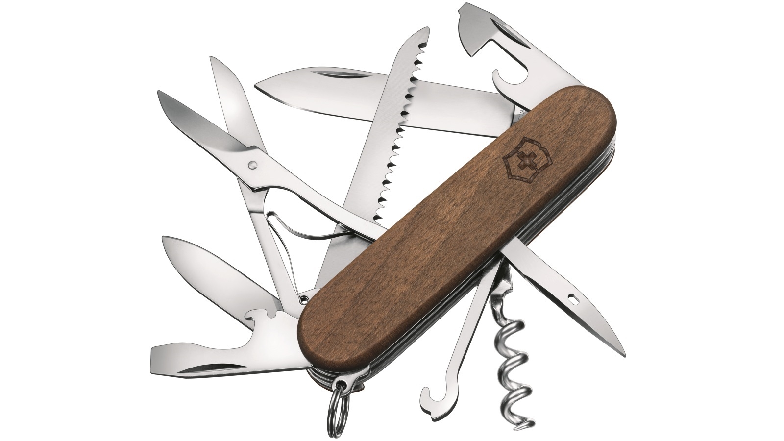 Victorinox Huntsman Swiss Army Knife - Wood