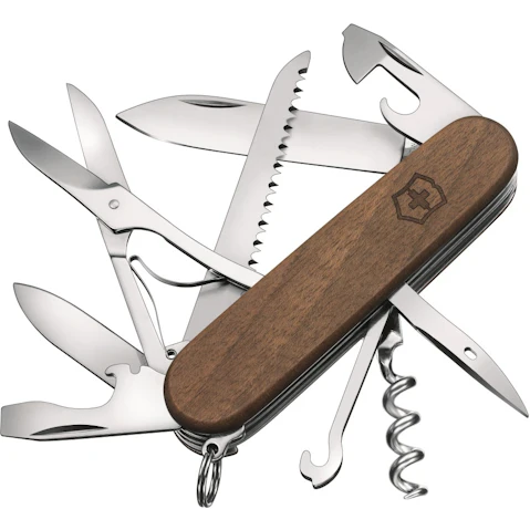 Victorinox Huntsman Swiss Army Knife - Wood