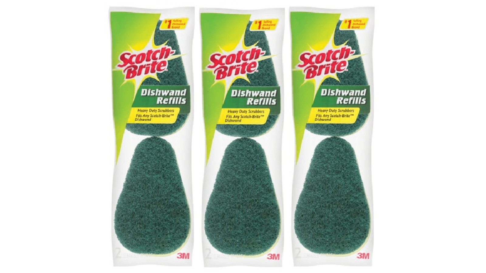 Scotch Brite Pack of 6 Heavy Duty Dishwand Refill