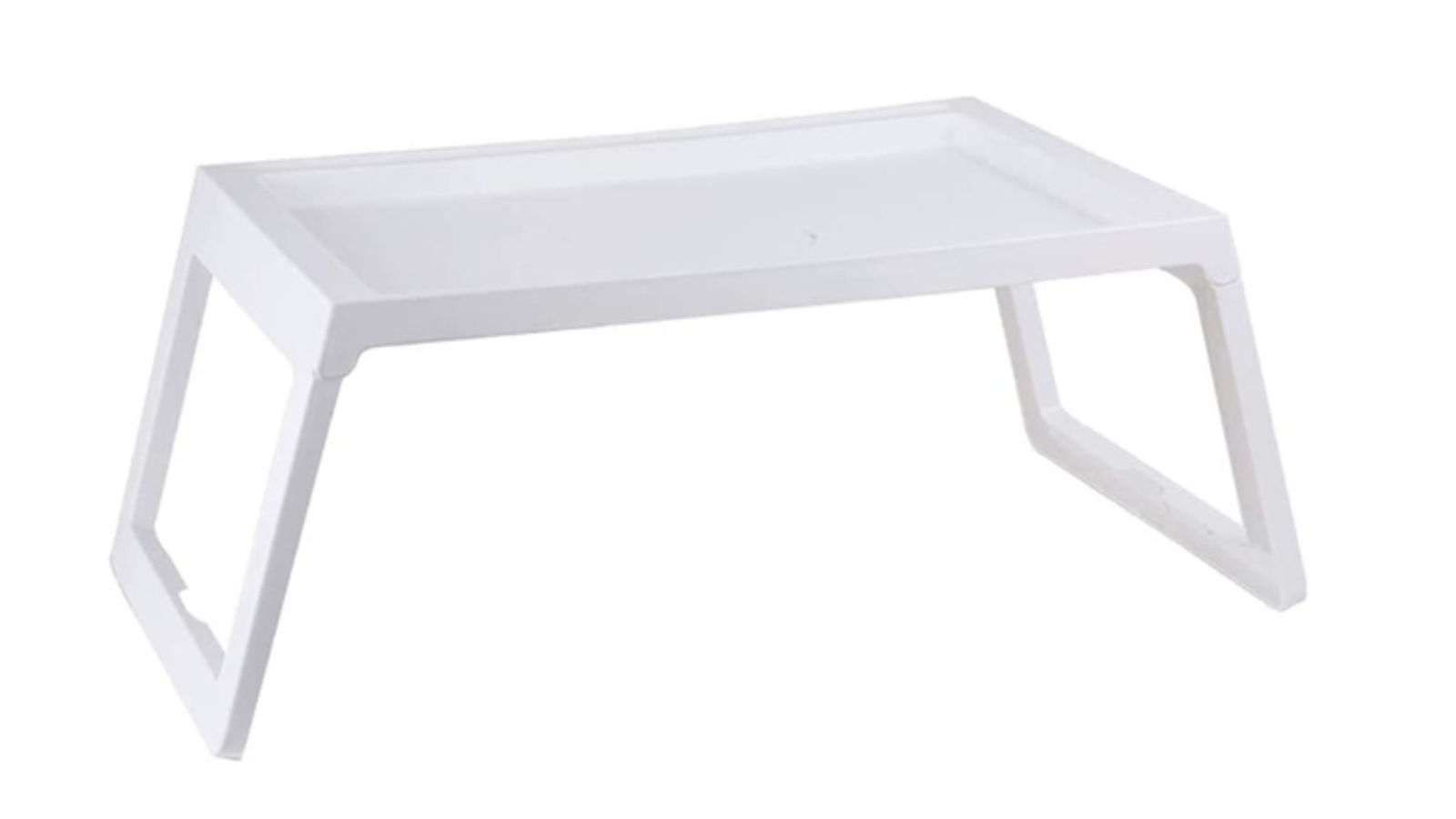 Carla Home Multi-Function Laptop Bed Desk with Foldable Leg - White