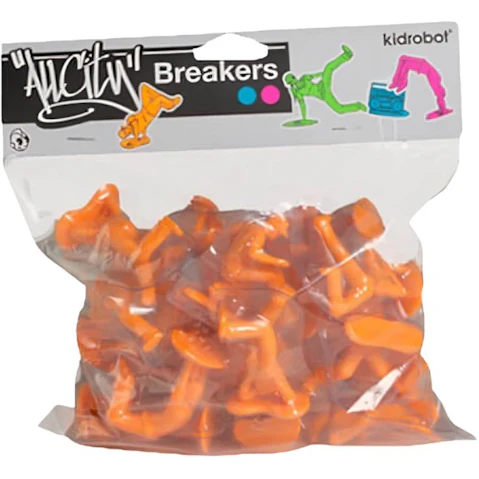All City Breakers Pack of 20 MiVinyl Novelty Toy - Electric Orange