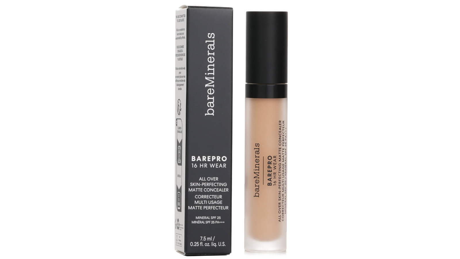 BareMinerals No. 255 Light Neutral Barepro 16hr Skin-Perfecting SPF25 Matte Concealer - 7.5ml