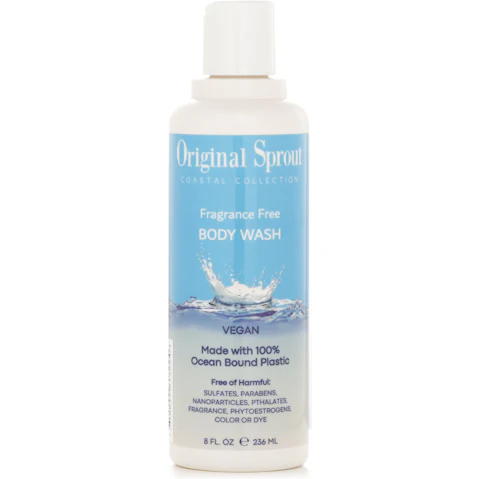Original Sprout Coastal Collection Fragrance Free Body Wash - 236ml/8oz