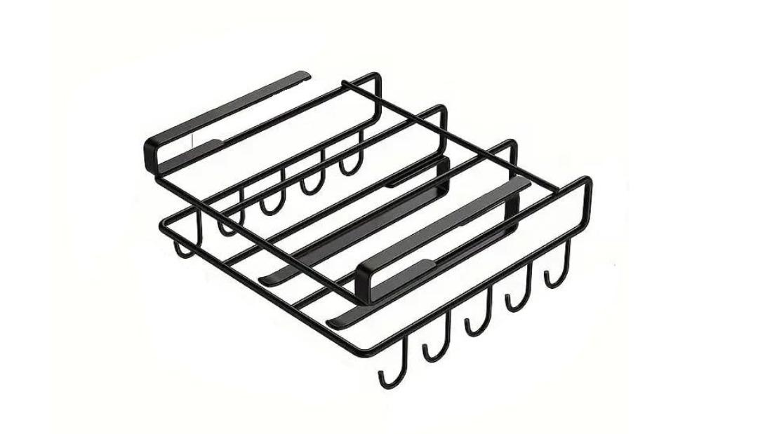 Carla Home Multi-Functional Metal Cutting Board Organiser