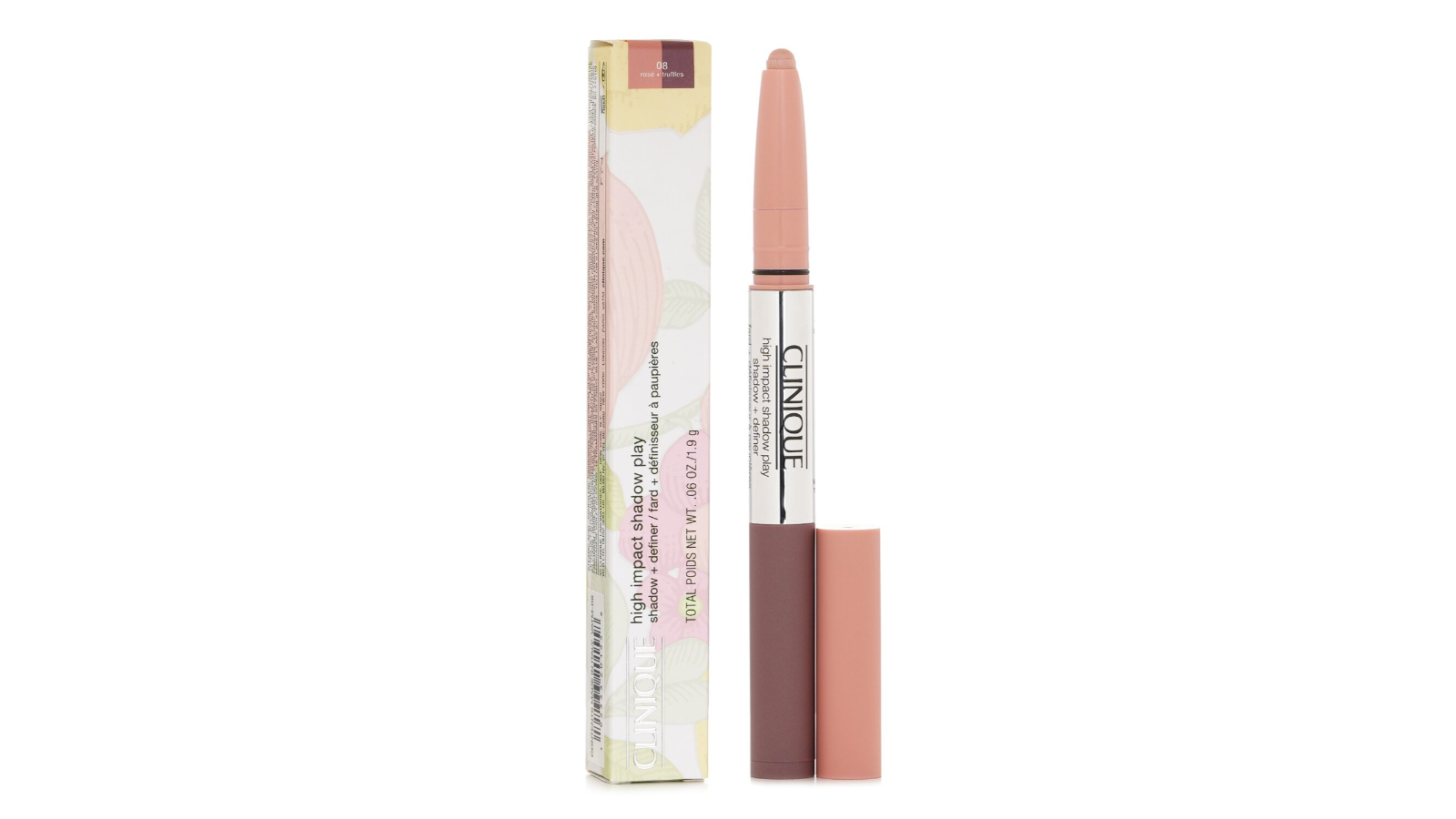 Clinique No. 08 Rose Plus Truffles High Impact Shadow Play Plus Definer - 1.9g